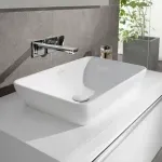 Casa si Gradina - Sanitare - Lavoar baie si accesorii - Lavoare si piedestale - Lavoar pe blat Villeroy&Boch Artis dreptunghiular Titanceram 58 cm - Infinity.ro