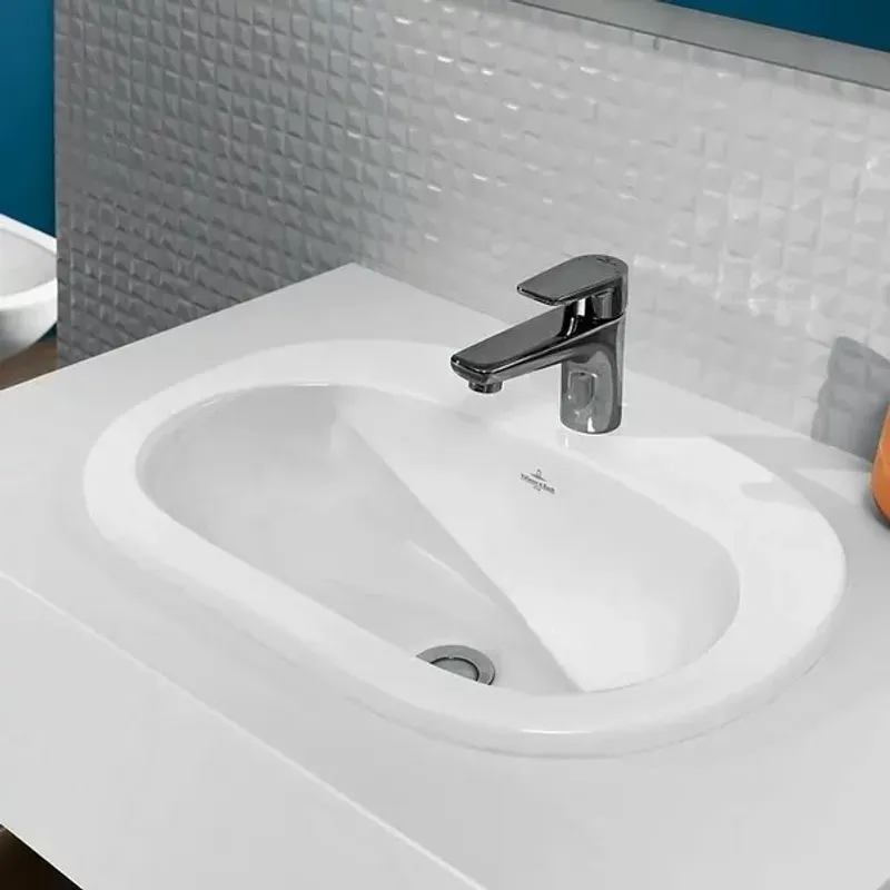 Casa si Gradina - Sanitare - Lavoar baie si accesorii - Lavoare si piedestale - Lavoar incastrat Villeroy&Boch O.Novo 56 cm - Infinity.ro