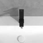 Casa si Gradina - Sanitare - Lavoar baie si accesorii - Baterii sanitare - Baterie lavoar Villeroy & Boch, Architectura Square, fara ventil, negru mat - Infinity.ro