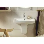 Casa si Gradina - Sanitare - Lavoar baie si accesorii - Lavoare si piedestale - Lavoar Suspendat Carina Cersanit 60cm - Infinity.ro