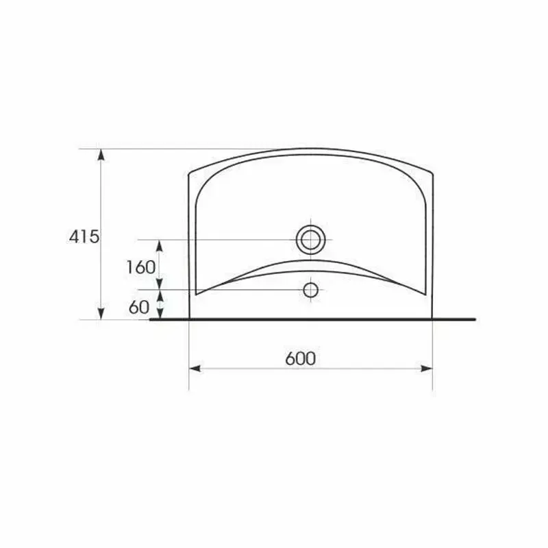 Casa si Gradina - Sanitare - Lavoar baie si accesorii - Lavoare si piedestale - Lavoar Suspendat Carina Cersanit 60cm - Infinity.ro