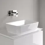 Casa si Gradina - Sanitare - Lavoar baie si accesorii - Lavoare si piedestale - Lavoar pe blat Villeroy&Boch Architectura dreptunghiular finisaj alb lucios 60 cm - Infinity.ro