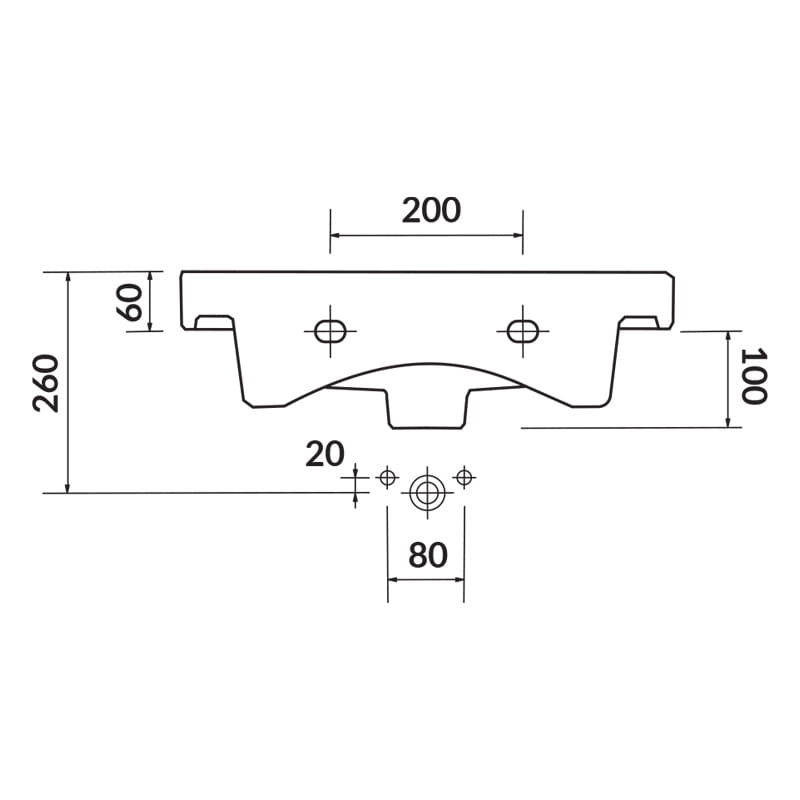 Casa si Gradina - Sanitare - Lavoar baie si accesorii - Lavoare si piedestale - Lavoar slim pentru mobilier, Cersanit, Moduo, 50 x 35 cm, alb - Infinity.ro