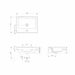 Casa si Gradina - Sanitare - Lavoar baie si accesorii - Lavoare si piedestale - Lavoar pe mobilier Cersanit Crea 60 cm - Infinity.ro