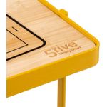 Casa si Gradina - Sanitare - Suporturi si accesorii baie - Suporturi baie - Suport hartie igienica 5Five cu raft depozitare, otel, 18x12x59 cm, galben - Infinity.ro