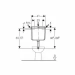 Casa si Gradina - Sanitare - Obiecte sanitare - Accesorii vase de toaleta - Rezervor pentru vas wc Geberit Rio AP110 cu montaj la semiinaltime alb - Infinity.ro