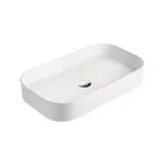 Casa si Gradina - Sanitare - Lavoar baie si accesorii - Lavoare si piedestale - Lavoar pe blat Fluminia Capri alb 65 cm - Infinity.ro