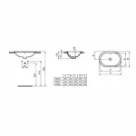 Casa si Gradina - Sanitare - Lavoar baie si accesorii - Lavoare si piedestale - Lavoar incastrat Ideal Standard Connect 55x38 cm - Infinity.ro