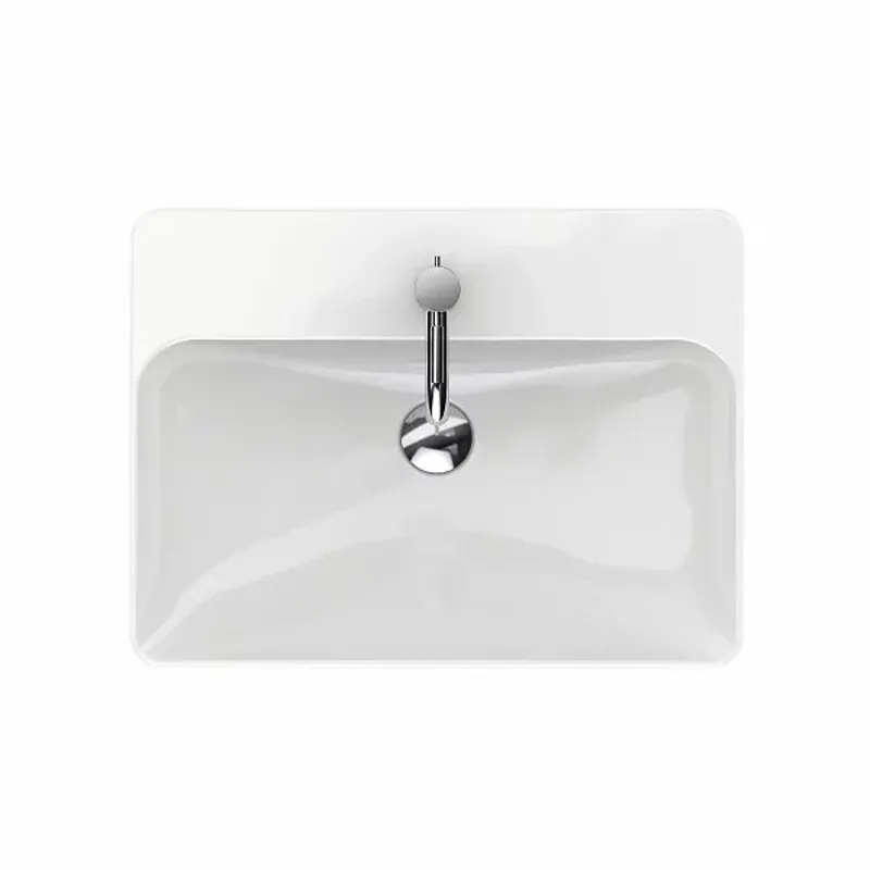 Casa si Gradina - Sanitare - Lavoar baie si accesorii - Lavoare si piedestale - Lavoar pe blat Geberit Variform dreptunghiular cu preaplin 60x45 cm - Infinity.ro