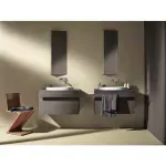 Casa si Gradina - Sanitare - Lavoar baie si accesorii - Lavoare si piedestale - Lavoar semiincastrat Geberit Variform oval cu preaplin 50x40 cm - Infinity.ro