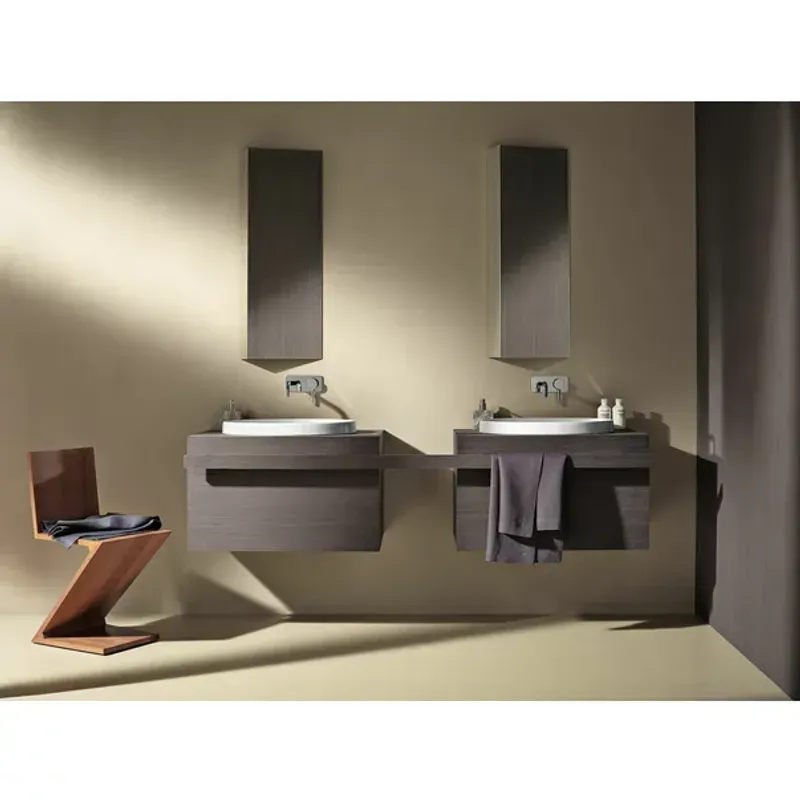 Casa si Gradina - Sanitare - Lavoar baie si accesorii - Lavoare si piedestale - Lavoar semiincastrat Geberit Variform oval cu preaplin 50x40 cm - Infinity.ro