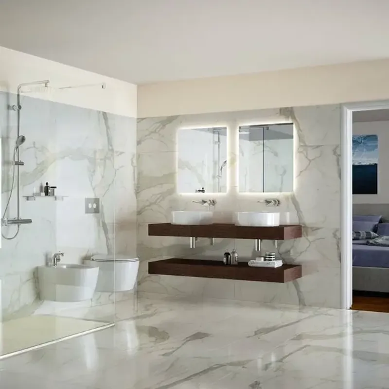 Casa si Gradina - Sanitare - Lavoar baie si accesorii - Lavoare si piedestale - Lavoar pe blat Ideal Standard Strada II rotund 45 cm fara preaplin - Infinity.ro