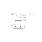 Casa si Gradina - Sanitare - Lavoar baie si accesorii - Lavoare si piedestale - Lavoar pe mobilier Ideal Standard Tempo 121,5 cm - Infinity.ro