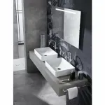 Casa si Gradina - Sanitare - Lavoar baie si accesorii - Lavoare si piedestale - Lavoar pe blat Geberit Variform dreptunghiular fara preaplin 55x40 cm - Infinity.ro