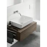 Casa si Gradina - Sanitare - Lavoar baie si accesorii - Lavoare si piedestale - Lavoar pe blat Geberit Variform dreptunghiular fara preaplin 55x40 cm - Infinity.ro