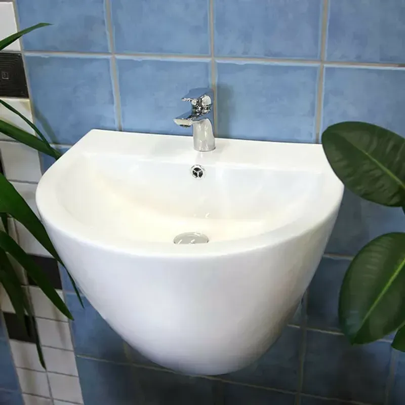 Casa si Gradina - Sanitare - Lavoar baie si accesorii - Lavoare si piedestale - Lavoar suspendat alb Fluminia Andromeda 53 cm - Infinity.ro