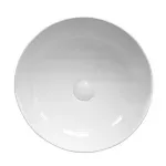 Casa si Gradina - Sanitare - Lavoar baie si accesorii - Lavoare si piedestale - Lavoar pe blat alb Fluminia Cupido 42 cm - Infinity.ro