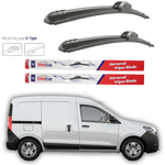 Auto si Moto - Intretinere auto - Stergatoare - Stergatoare Dacia Dokker VAN 2012 - 2015 – Set fata Flat - Infinity.ro