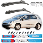Auto si Moto - Intretinere auto - Stergatoare - Stergatoare Fiat Punto 5 doors (Evo 199) 2009-2012 - Set Fata - Infinity.ro