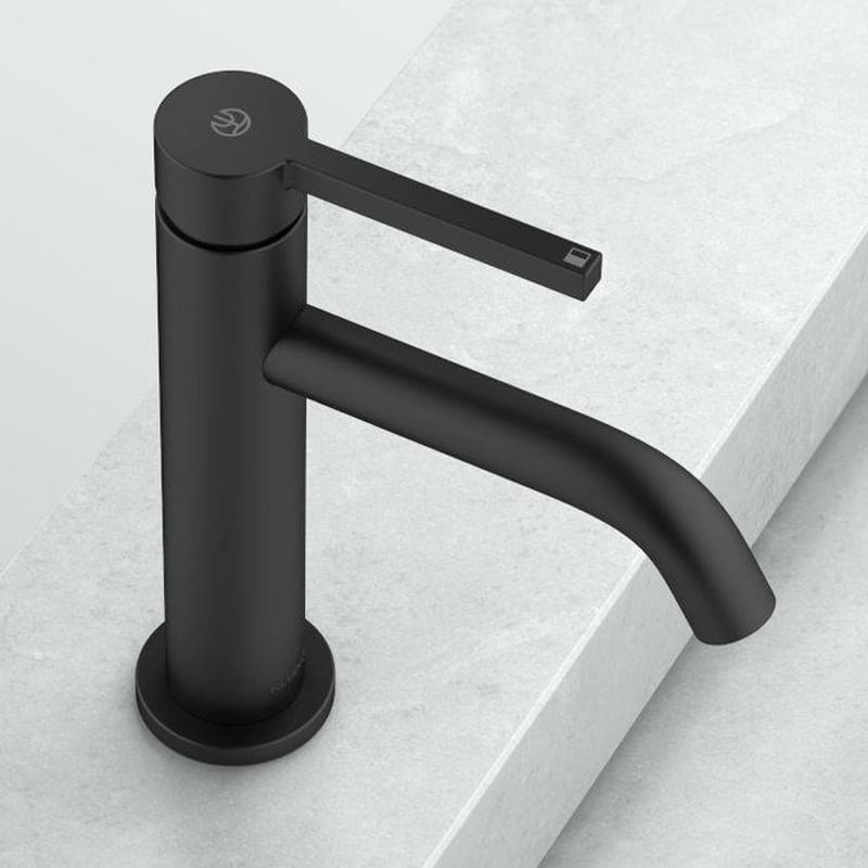 Casa si Gradina - Sanitare - Lavoar baie si accesorii - Baterii sanitare - Baterie lavoar, Kludi, Nova Fonte Pura, negru mat - Infinity.ro