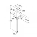 Casa si Gradina - Sanitare - Lavoar baie si accesorii - Baterii sanitare - Baterie lavoar, Kludi, Nova Fonte Pura, negru mat - Infinity.ro