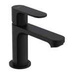 Casa si Gradina - Sanitare - Lavoar baie si accesorii - Baterii sanitare - Baterie lavoar Hansgrohe, Rebris S 80, fara ventil, EcoSmart, CoolStart, negru mat - Infinity.ro