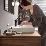Casa si Gradina - Sanitare - Lavoar baie si accesorii - Baterii sanitare - Baterie lavoar Hansgrohe, Vivenis 110, CoolStart, fara ventil, negru mat - Infinity.ro