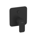 Casa si Gradina - Sanitare - Lavoar baie si accesorii - Baterii sanitare - Baterie cada-dus Kludi, Renon, incastrata, parte vizibila, negru mat - Infinity.ro