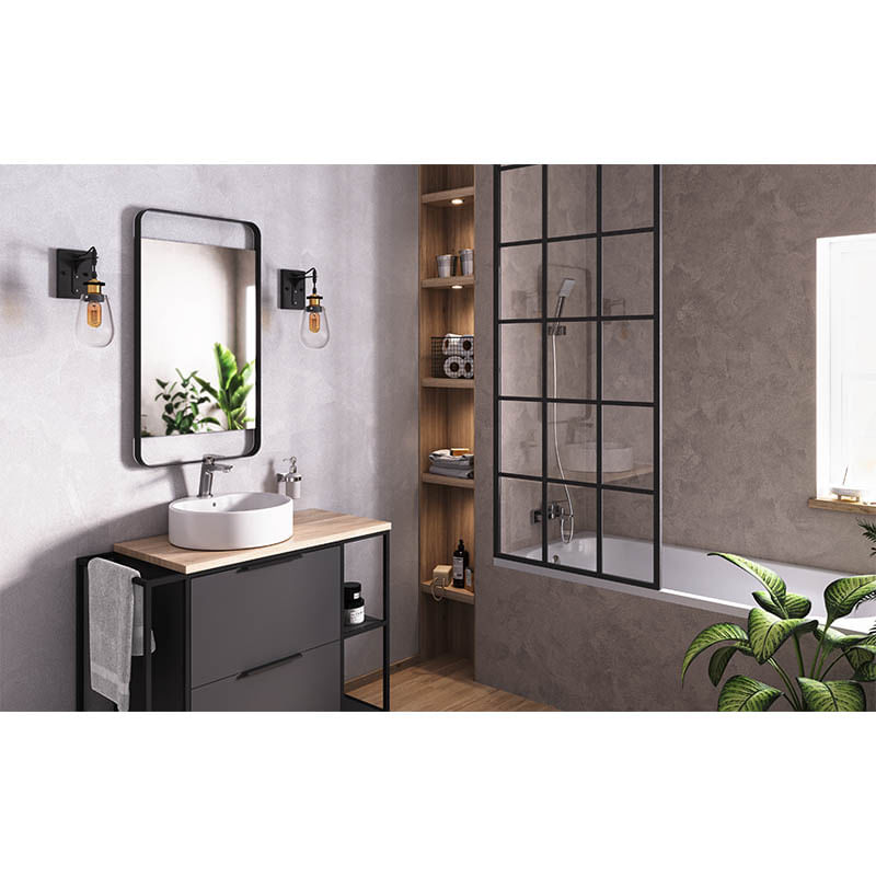 Casa si Gradina - Sanitare - Lavoar baie si accesorii - Baterii sanitare - Baterie cada - dus, Ferro, Vitto Verdeline, crom - Infinity.ro