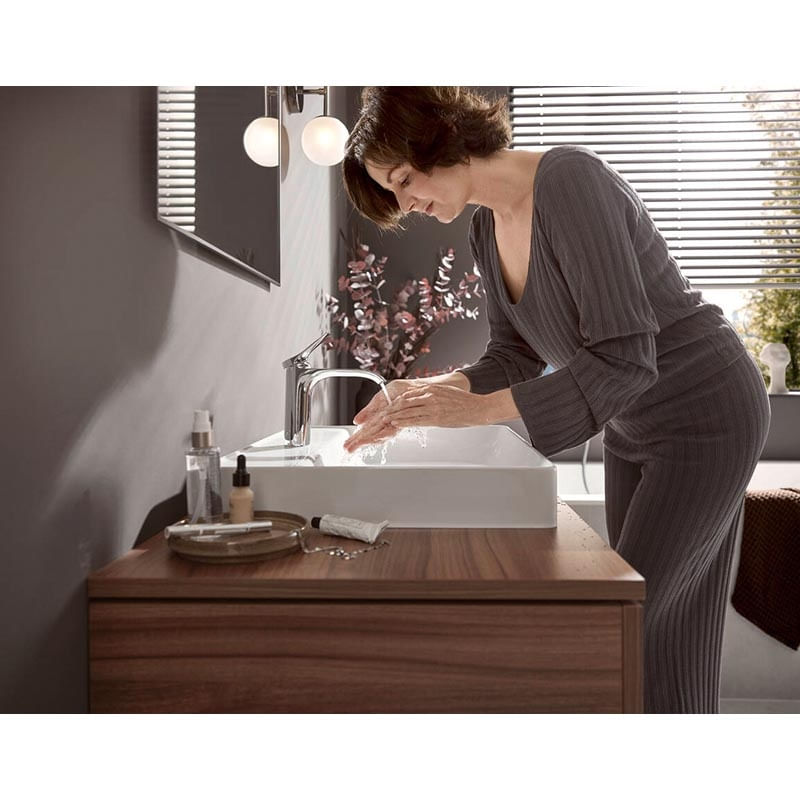 Casa si Gradina - Sanitare - Lavoar baie si accesorii - Baterii sanitare - Baterie lavoar, Hansgrohe, Vivenis 110, crom - Infinity.ro
