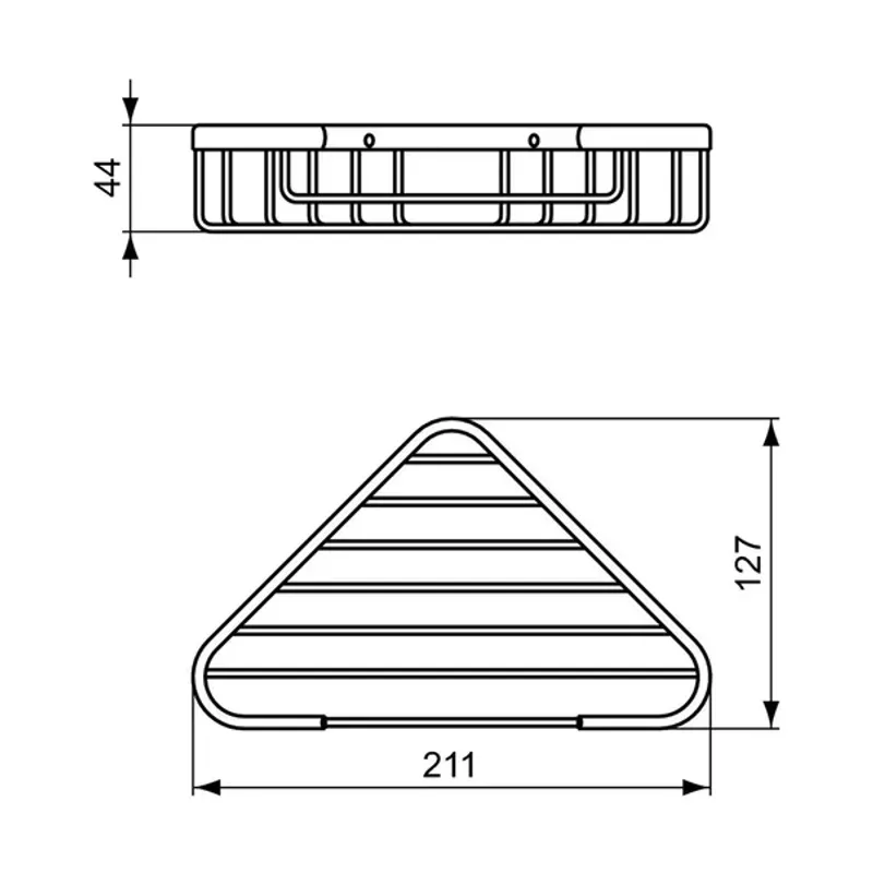 Casa si Gradina - Sanitare - Suporturi si accesorii baie - Accesorii baie - Savoniera de colt negru mat Ideal Standard IOM - Infinity.ro