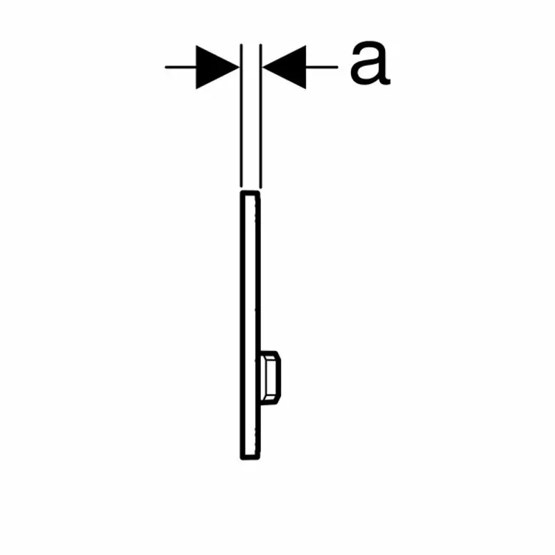 Casa si Gradina - Sanitare - Obiecte sanitare - Accesorii vase de toaleta - Clapeta de actionare Geberit Sigma50 crom lustruit - Infinity.ro