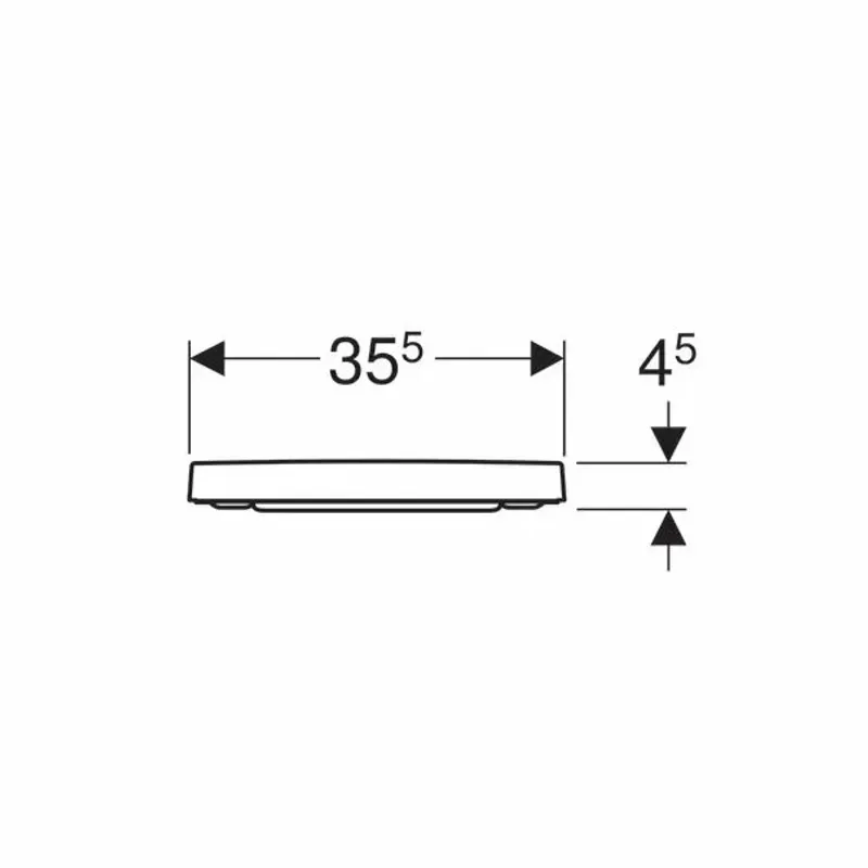 Casa si Gradina - Sanitare - Obiecte sanitare - Accesorii vase de toaleta - Capac wc softclose Geberit Selnova Square Quick Release - Infinity.ro