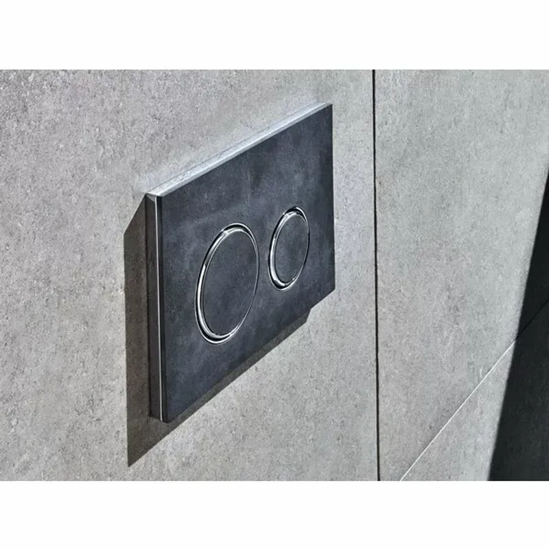 Casa si Gradina - Sanitare - Obiecte sanitare - Accesorii vase de toaleta - Clapeta de actionare Geberit Sigma21 ardezie crom lucios - Infinity.ro