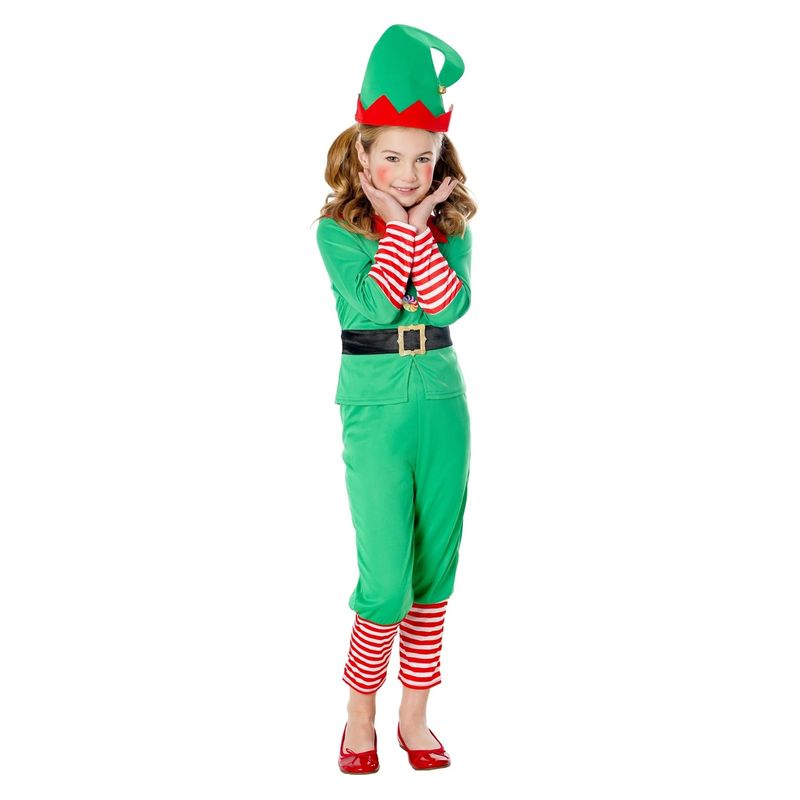 Jucarii, Copii si Bebe - Jucarii si jocuri - Jucarii de rol - Masti si costume copii - Costum Elf Craciun KidMania® pentru copii 3-4 ani 98-104 cm - Infinity.ro