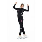 Fashion, accesorii si bijuterii - Femei - Imbracaminte femei - Costume si compleuri femei - Trening dama Lotto LA6074, set sport cu bluza si pantaloni M INTL Negru - Infinity.ro