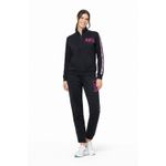 Fashion, accesorii si bijuterii - Femei - Imbracaminte femei - Costume si compleuri femei - Trening dama Lotto LA6076, set sport cu bluza si pantaloni S INTL Negru - Infinity.ro