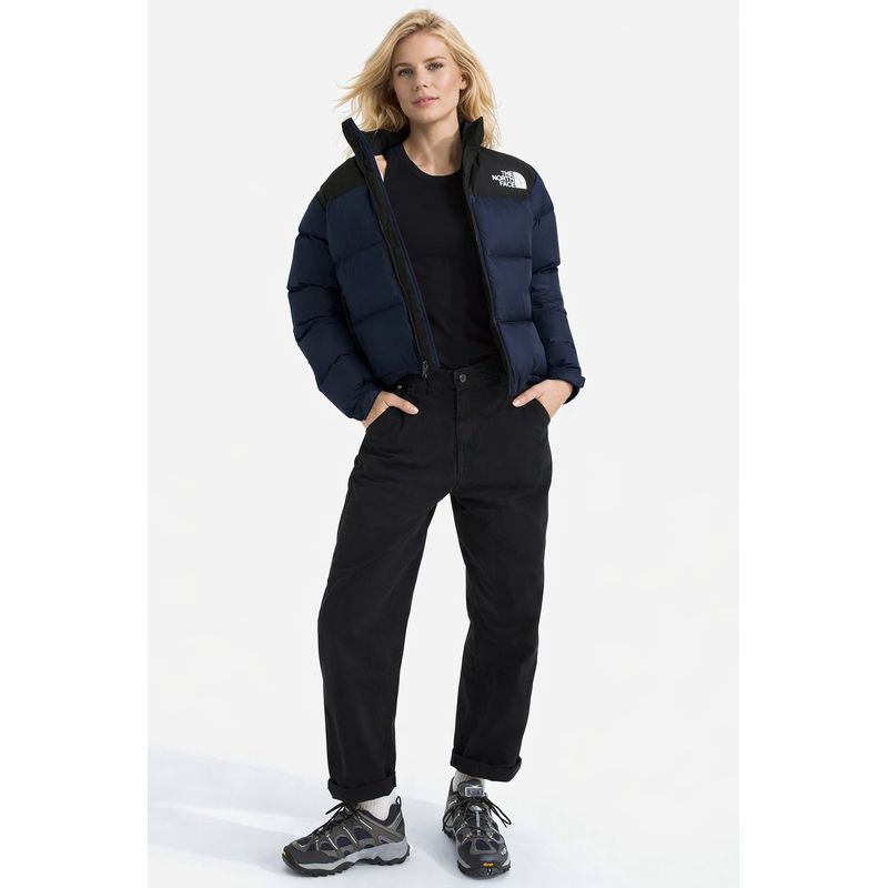 Fashion, accesorii si bijuterii - Femei - Imbracaminte femei - Jachete si geci femei - Geaca dama de puf  The North Face 1996 Retro Nuptse S INTL Negru | Albastru - Infinity.ro