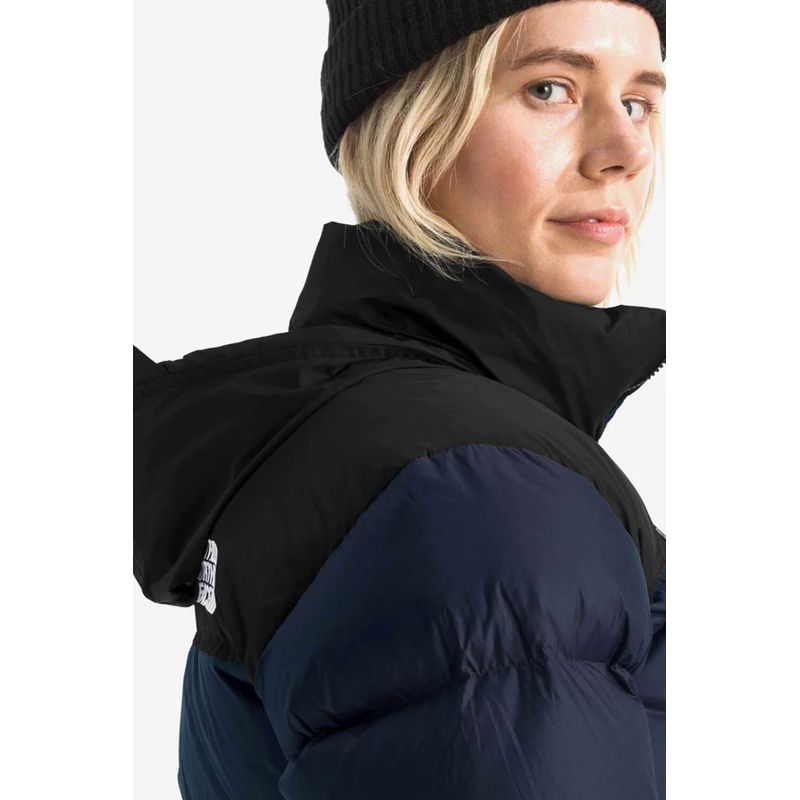 Fashion, accesorii si bijuterii - Femei - Imbracaminte femei - Jachete si geci femei - Geaca dama de puf  The North Face 1996 Retro Nuptse S INTL Negru | Albastru - Infinity.ro
