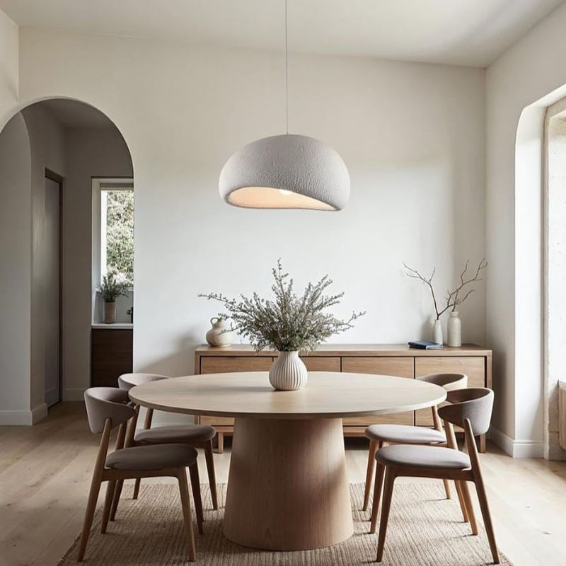 Casa si Gradina - Corpuri si surse de iluminat - Accesorii corpuri de iluminat - Pendul Wabi-Sabi, AB Luxury Concept, Alb, 30cm, E27 - Infinity.ro