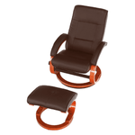 Casa si Gradina - Mobilier - Scaune si fotolii - Scaune - Scaun relaxant reglabil, maro inchis, RYAN - Infinity.ro