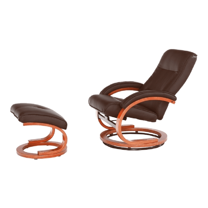 Casa si Gradina - Mobilier - Scaune si fotolii - Scaune - Scaun relaxant reglabil, maro inchis, RYAN - Infinity.ro