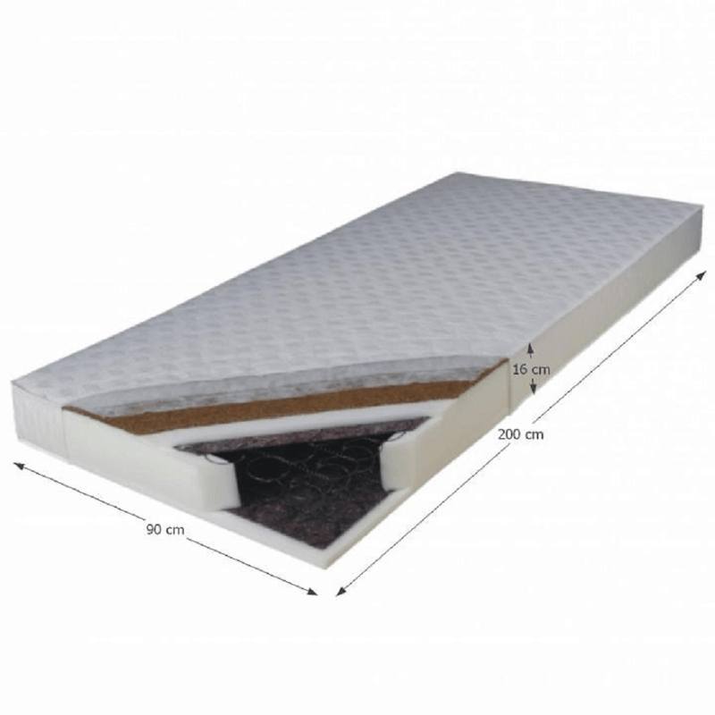 Casa si Gradina - Mobilier - Saltele si somiere - Saltele - Saltea, cu arcuri, 90x200, KOKOS MEDIUM - Infinity.ro