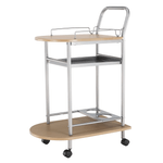 Casa si Gradina - Mobilier - Mese si birouri - Birouri - Masuta de servire, fag/argintie, LIMA - Infinity.ro