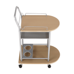 Casa si Gradina - Mobilier - Mese si birouri - Birouri - Masuta de servire, fag/argintie, LIMA - Infinity.ro