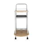 Casa si Gradina - Mobilier - Mese si birouri - Birouri - Masuta de servire, fag/argintie, LIMA - Infinity.ro