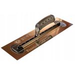 Casa si Gradina - Constructii - Vopsea si tencuieli - Unelte de vopsit si tencuit - Gletiera inox, intarita, Olejnik, maner piele, 0.4 mm, 12x35.6 cm - Infinity.ro