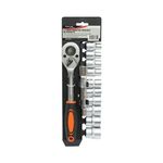 Casa si Gradina - Constructii - Scule de mana si unelte - Chei si truse chei - Trusa chei tubulare, 1/2", cu clichet reversibil, extensie, 12 piese, Breckner Germany - Infinity.ro