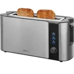 Electronice si Electrocasnice - Climatizare si sisteme de incalzire - Aparate racire aer - Ventilatoare - Prajitor de paine ECG ST 10630 inox , 1000 W, 2 felii, 6 niveluri rumenire - Infinity.ro