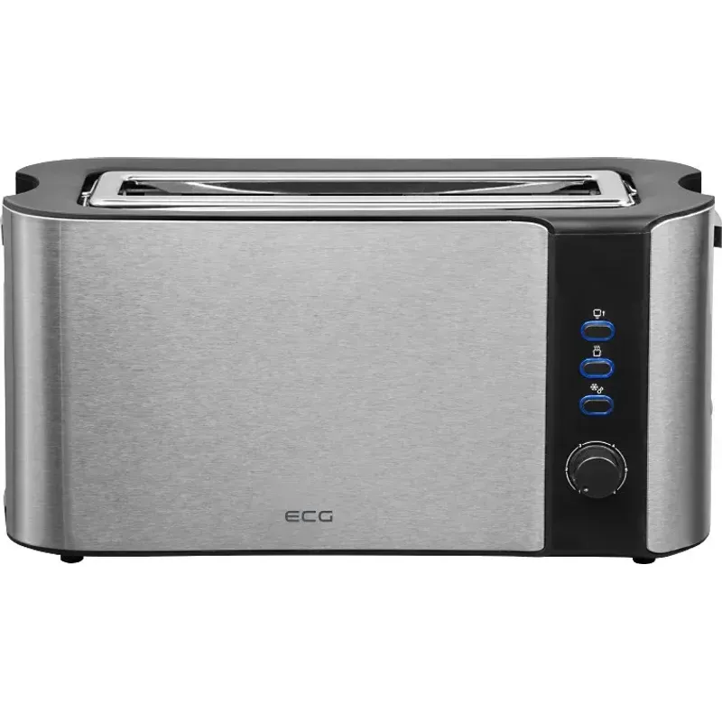 Electronice si Electrocasnice - Climatizare si sisteme de incalzire - Aparate racire aer - Ventilatoare - Prajitor de paine ECG ST 10630 inox , 1000 W, 2 felii, 6 niveluri rumenire - Infinity.ro